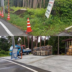 駐車場　北杜市長坂